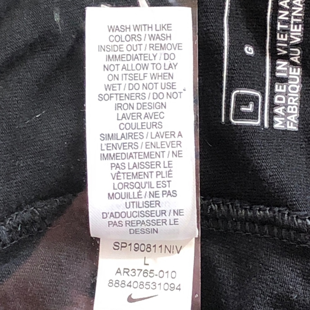 Nike Women’s Black Capri Yoga Pants Leggings, Size Large - Picture 4 of 9